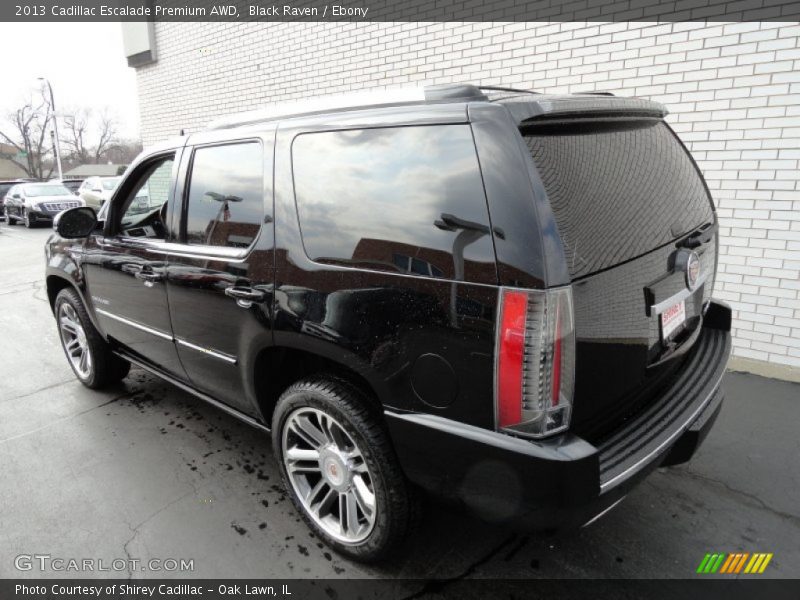 Black Raven / Ebony 2013 Cadillac Escalade Premium AWD