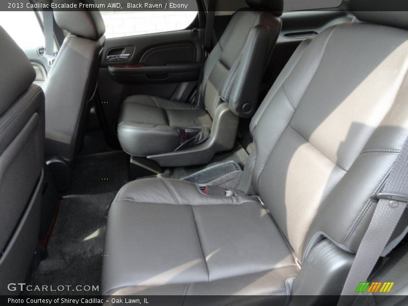 Rear Seat of 2013 Escalade Premium AWD