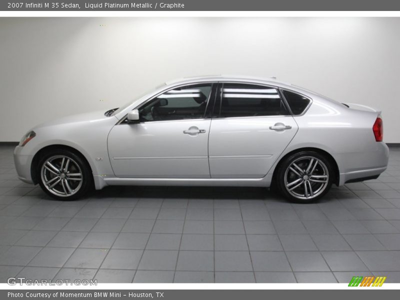 Liquid Platinum Metallic / Graphite 2007 Infiniti M 35 Sedan
