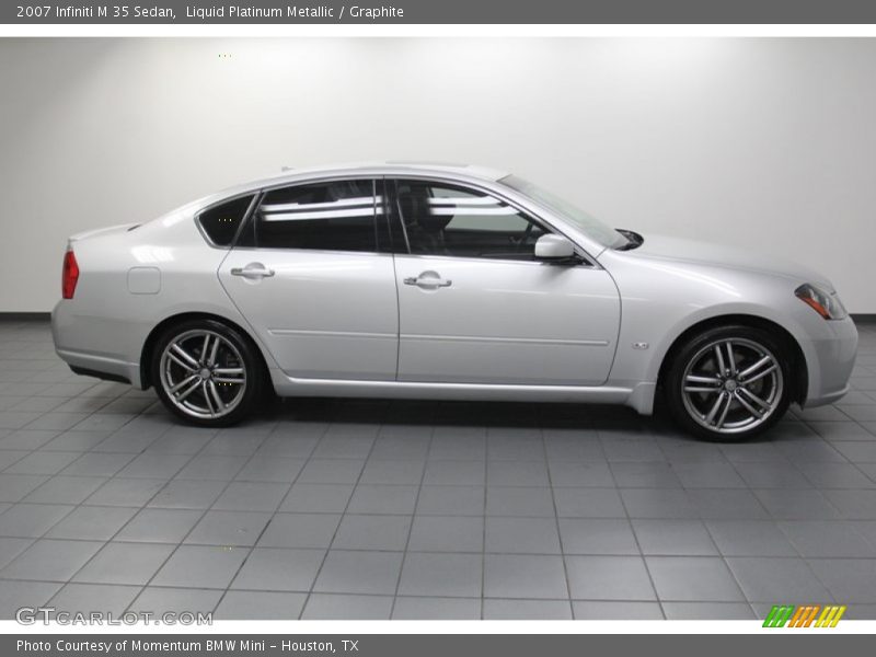 Liquid Platinum Metallic / Graphite 2007 Infiniti M 35 Sedan