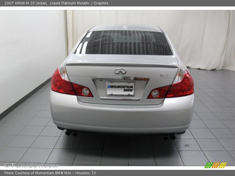 Liquid Platinum Metallic / Graphite 2007 Infiniti M 35 Sedan