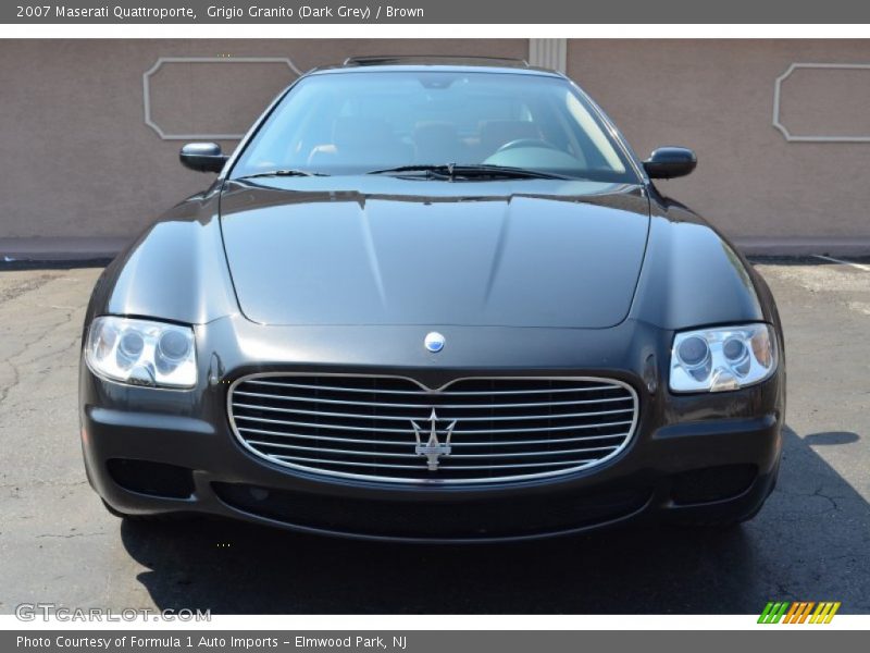 Grigio Granito (Dark Grey) / Brown 2007 Maserati Quattroporte