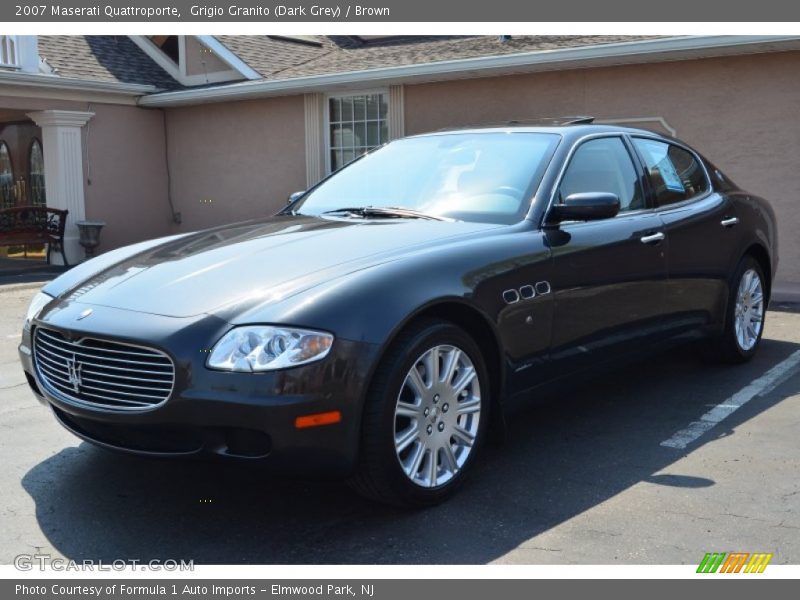 Grigio Granito (Dark Grey) / Brown 2007 Maserati Quattroporte