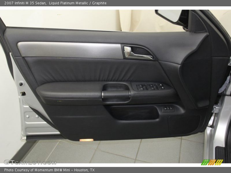 Liquid Platinum Metallic / Graphite 2007 Infiniti M 35 Sedan
