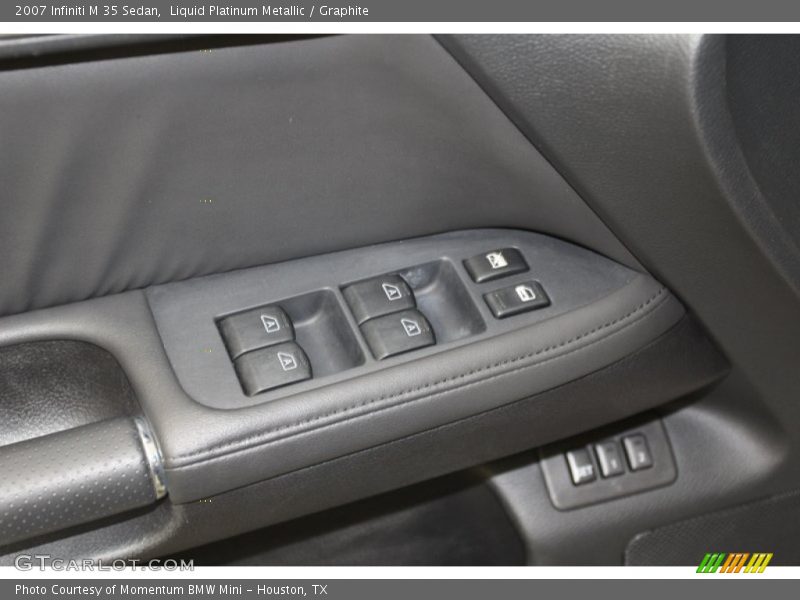 Liquid Platinum Metallic / Graphite 2007 Infiniti M 35 Sedan