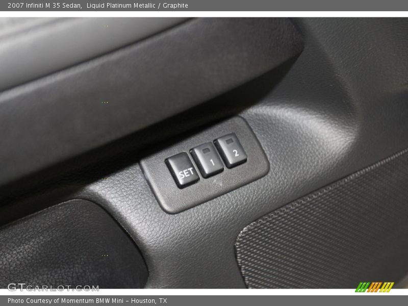 Liquid Platinum Metallic / Graphite 2007 Infiniti M 35 Sedan