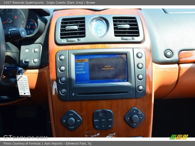 Grigio Granito (Dark Grey) / Brown 2007 Maserati Quattroporte