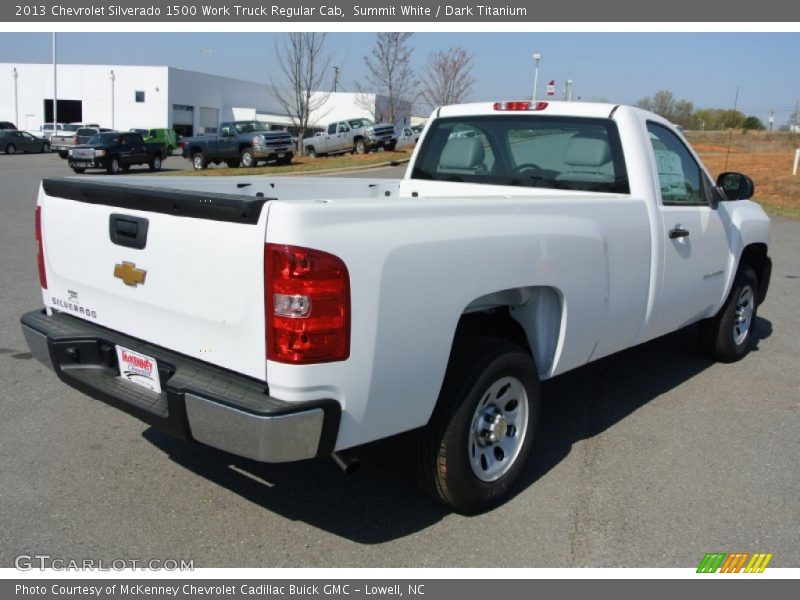 Summit White / Dark Titanium 2013 Chevrolet Silverado 1500 Work Truck Regular Cab