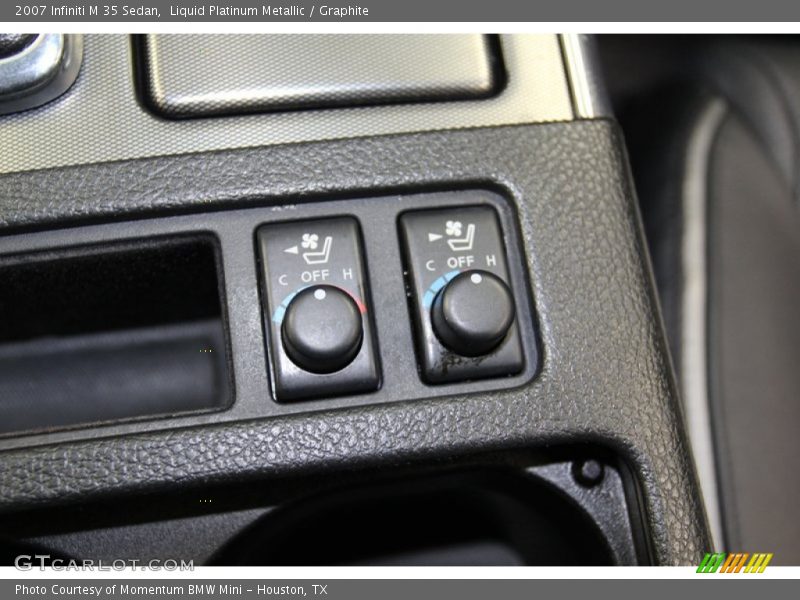 Liquid Platinum Metallic / Graphite 2007 Infiniti M 35 Sedan