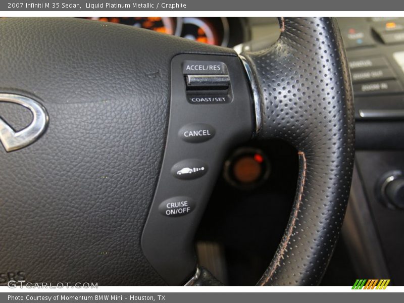 Liquid Platinum Metallic / Graphite 2007 Infiniti M 35 Sedan
