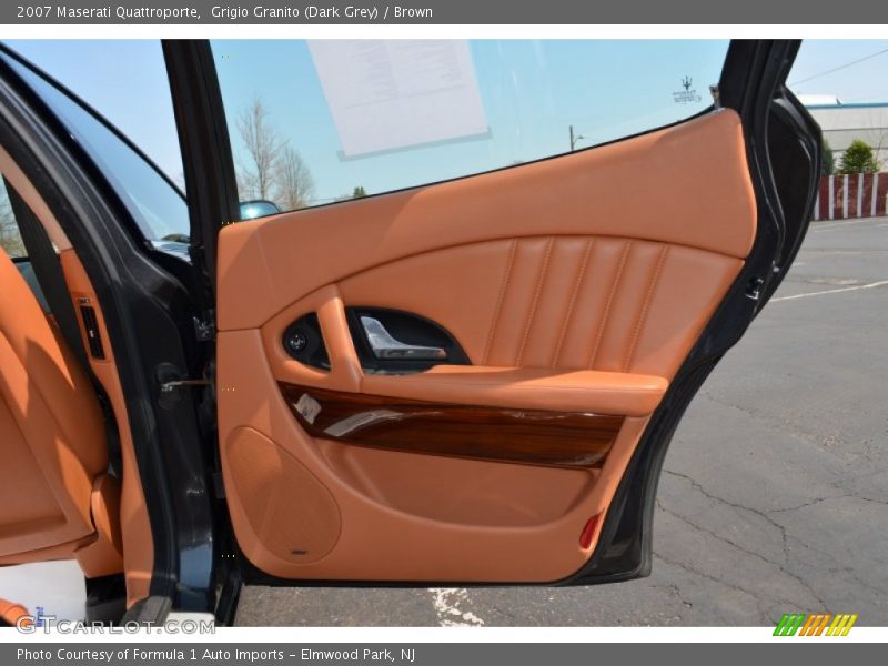 Grigio Granito (Dark Grey) / Brown 2007 Maserati Quattroporte