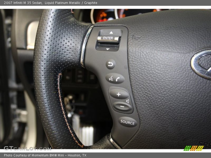 Liquid Platinum Metallic / Graphite 2007 Infiniti M 35 Sedan