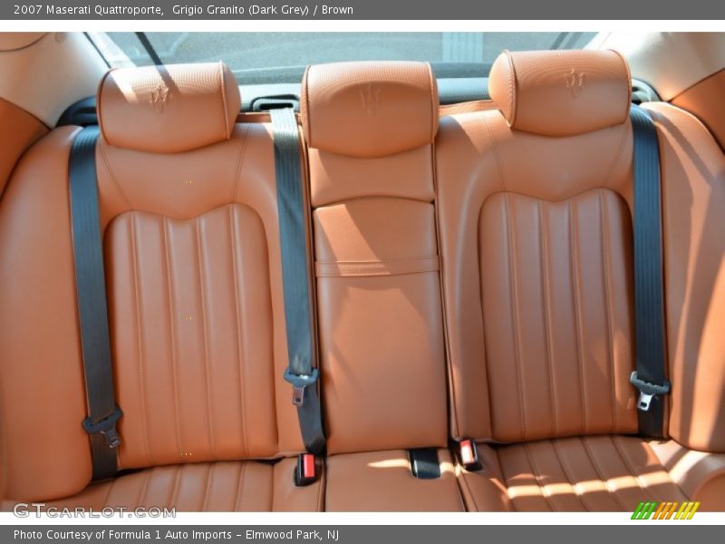 Grigio Granito (Dark Grey) / Brown 2007 Maserati Quattroporte