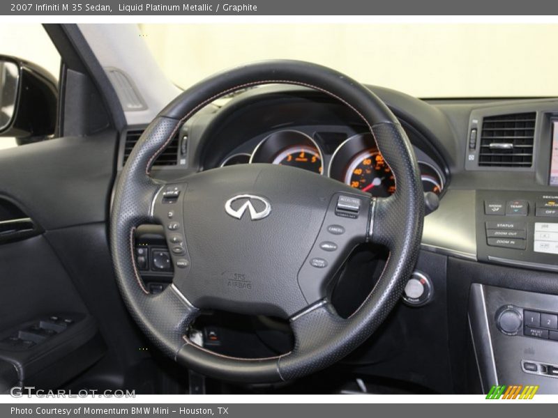Liquid Platinum Metallic / Graphite 2007 Infiniti M 35 Sedan