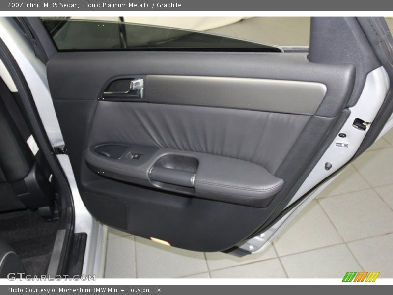 Liquid Platinum Metallic / Graphite 2007 Infiniti M 35 Sedan