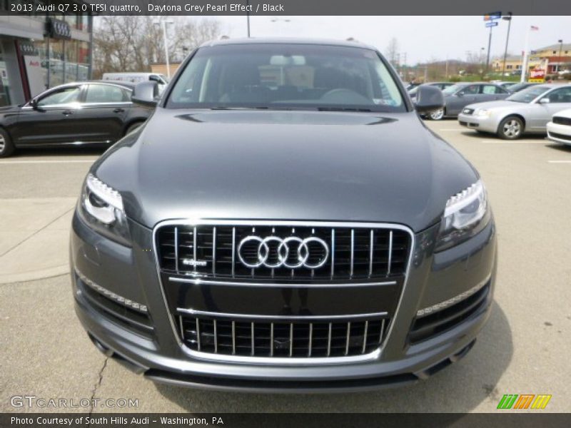 Daytona Grey Pearl Effect / Black 2013 Audi Q7 3.0 TFSI quattro