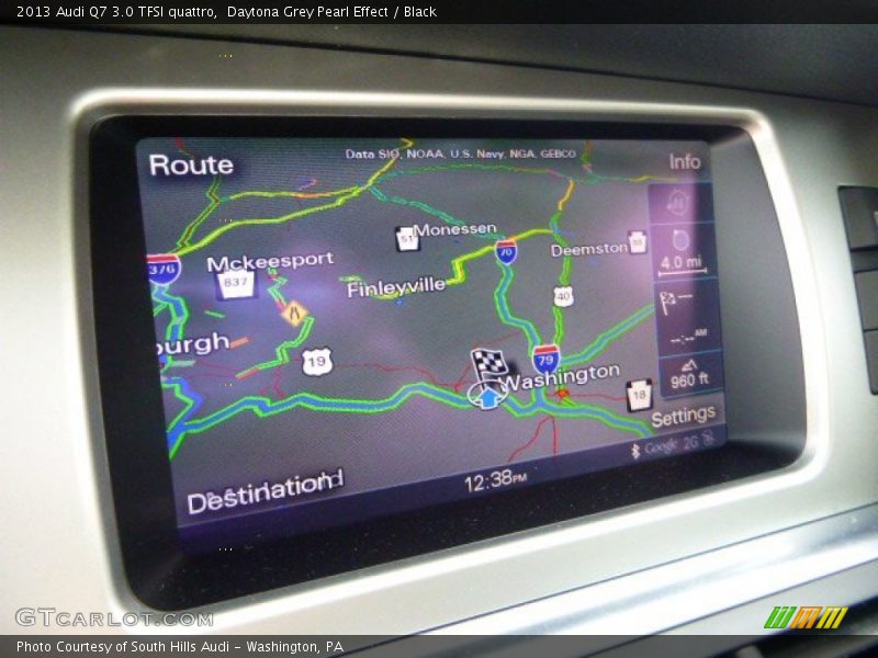Navigation of 2013 Q7 3.0 TFSI quattro