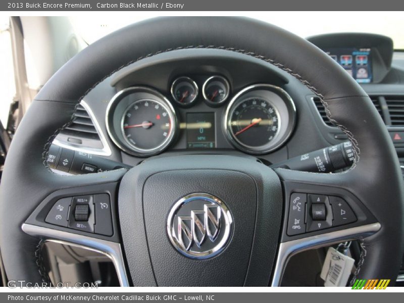 Carbon Black Metallic / Ebony 2013 Buick Encore Premium