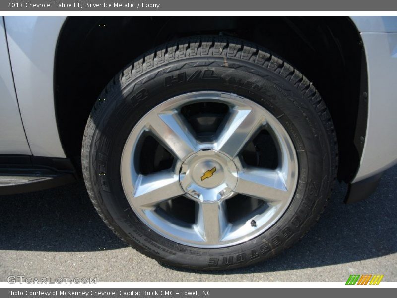 Silver Ice Metallic / Ebony 2013 Chevrolet Tahoe LT