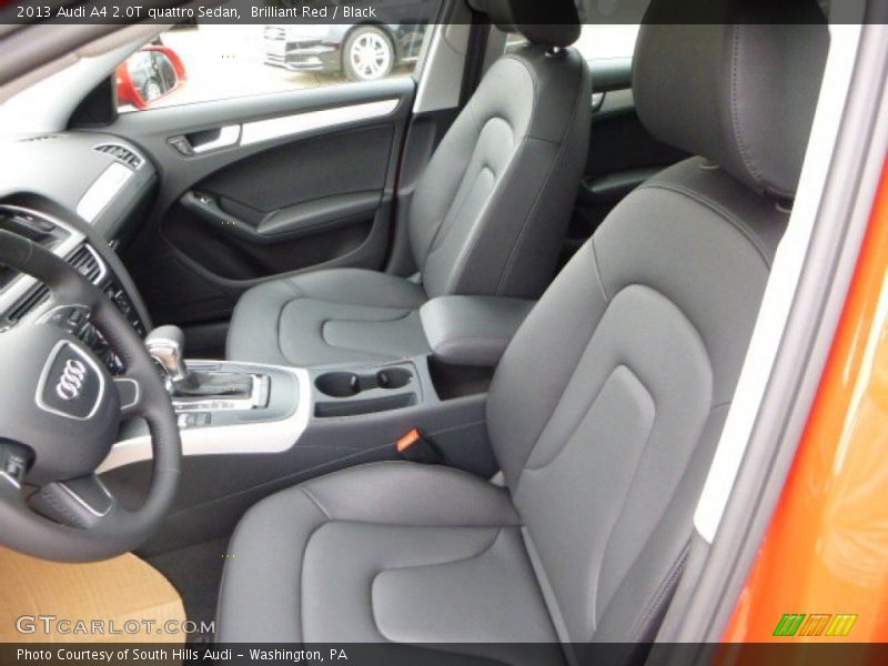 Brilliant Red / Black 2013 Audi A4 2.0T quattro Sedan