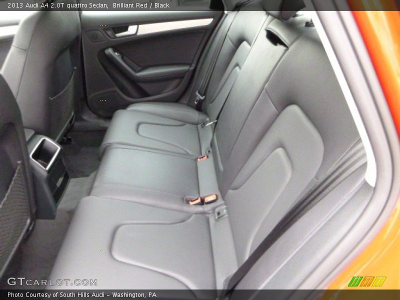 Brilliant Red / Black 2013 Audi A4 2.0T quattro Sedan