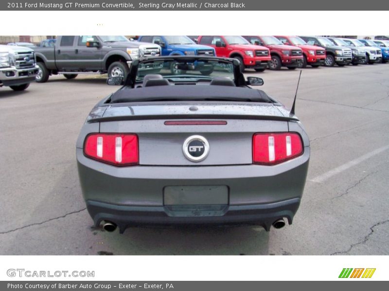 Sterling Gray Metallic / Charcoal Black 2011 Ford Mustang GT Premium Convertible
