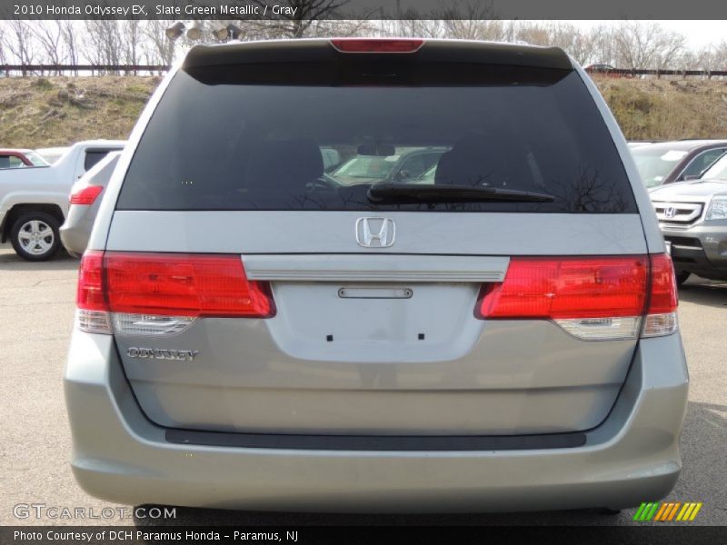 Slate Green Metallic / Gray 2010 Honda Odyssey EX