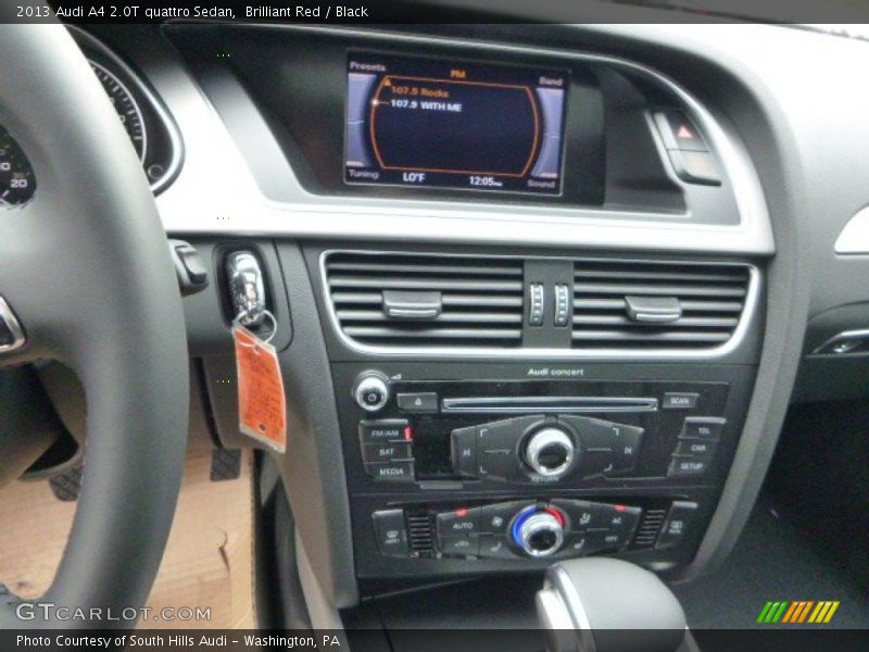 Brilliant Red / Black 2013 Audi A4 2.0T quattro Sedan