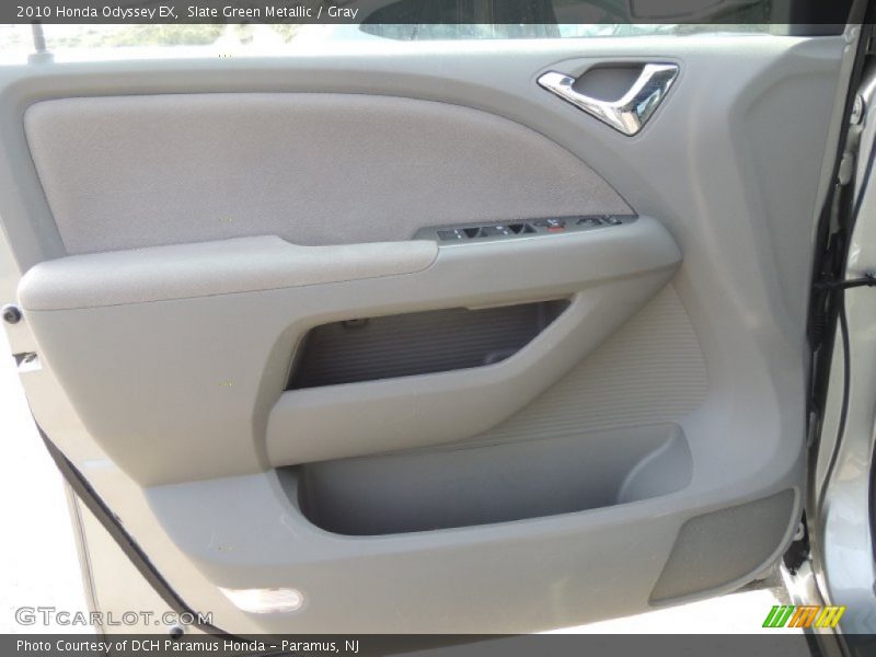 Slate Green Metallic / Gray 2010 Honda Odyssey EX