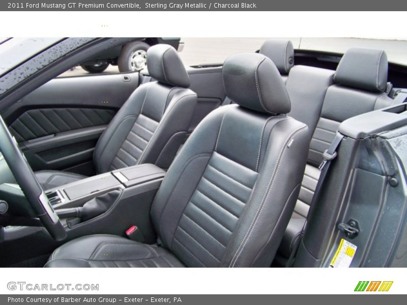 Sterling Gray Metallic / Charcoal Black 2011 Ford Mustang GT Premium Convertible