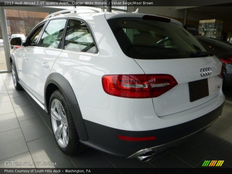 Glacier White Metallic / Velvet Beige/Moor Brown 2013 Audi Allroad 2.0T quattro Avant