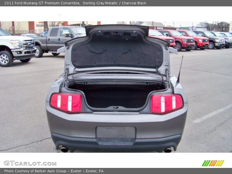 Sterling Gray Metallic / Charcoal Black 2011 Ford Mustang GT Premium Convertible
