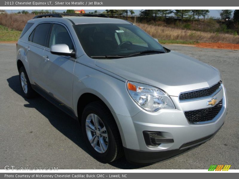 Silver Ice Metallic / Jet Black 2013 Chevrolet Equinox LT