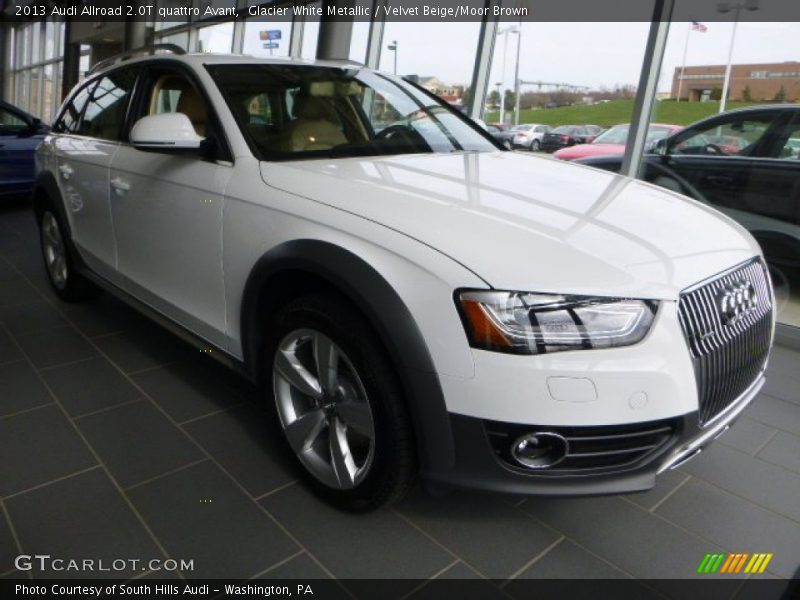 Glacier White Metallic / Velvet Beige/Moor Brown 2013 Audi Allroad 2.0T quattro Avant