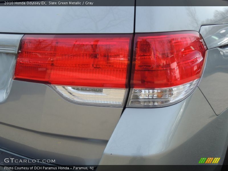 Slate Green Metallic / Gray 2010 Honda Odyssey EX