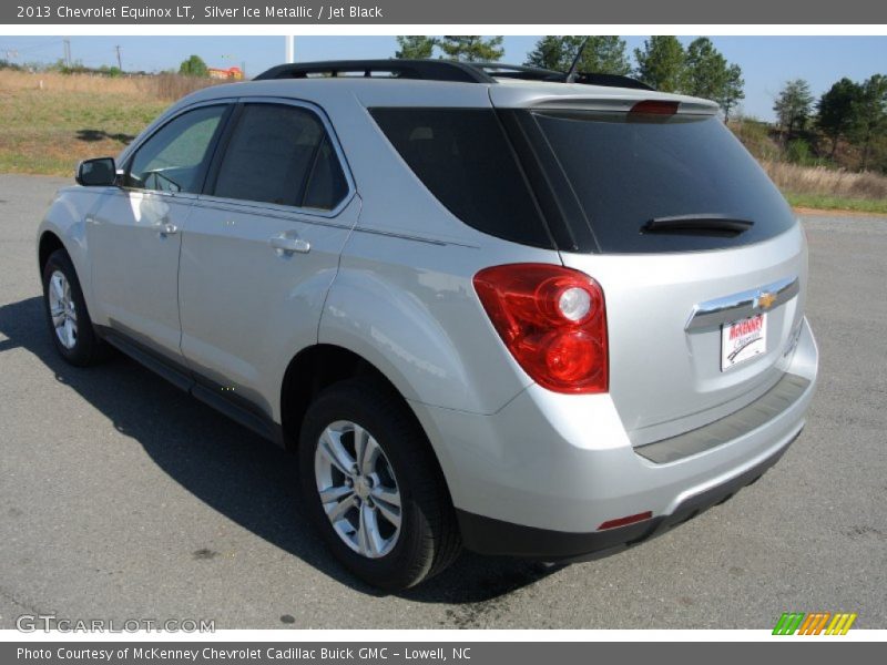 Silver Ice Metallic / Jet Black 2013 Chevrolet Equinox LT
