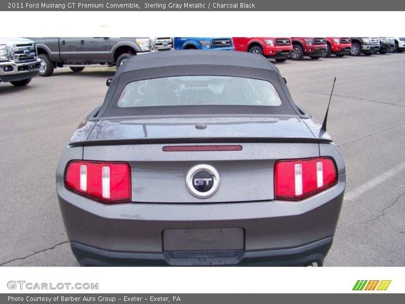 Sterling Gray Metallic / Charcoal Black 2011 Ford Mustang GT Premium Convertible