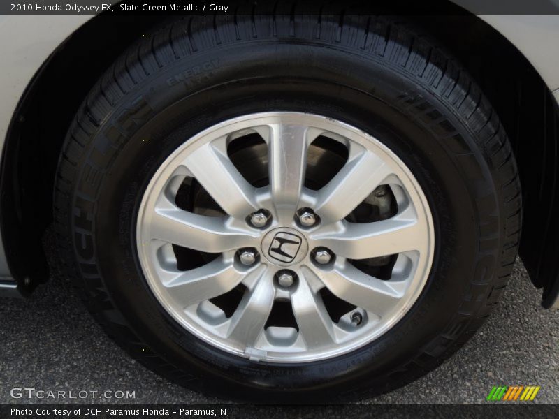 Slate Green Metallic / Gray 2010 Honda Odyssey EX