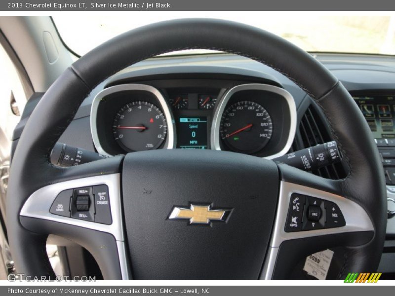 Silver Ice Metallic / Jet Black 2013 Chevrolet Equinox LT