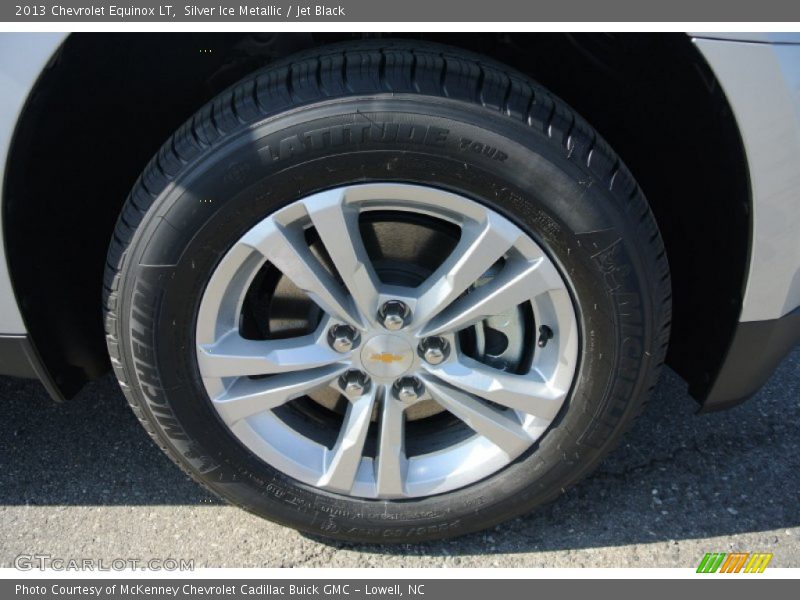 Silver Ice Metallic / Jet Black 2013 Chevrolet Equinox LT