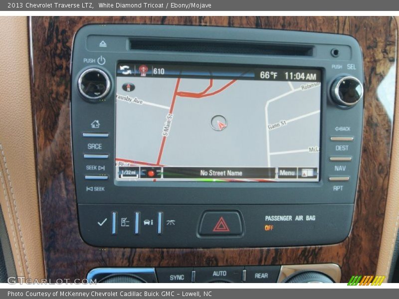 Navigation of 2013 Traverse LTZ