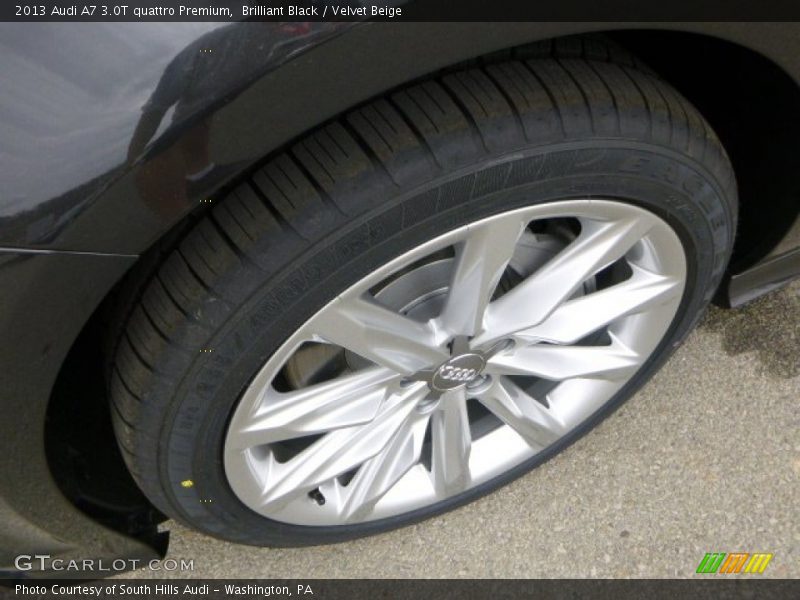Brilliant Black / Velvet Beige 2013 Audi A7 3.0T quattro Premium