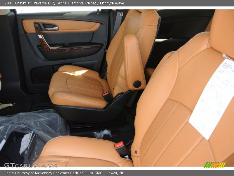 White Diamond Tricoat / Ebony/Mojave 2013 Chevrolet Traverse LTZ