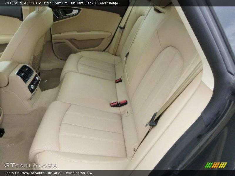 Rear Seat of 2013 A7 3.0T quattro Premium