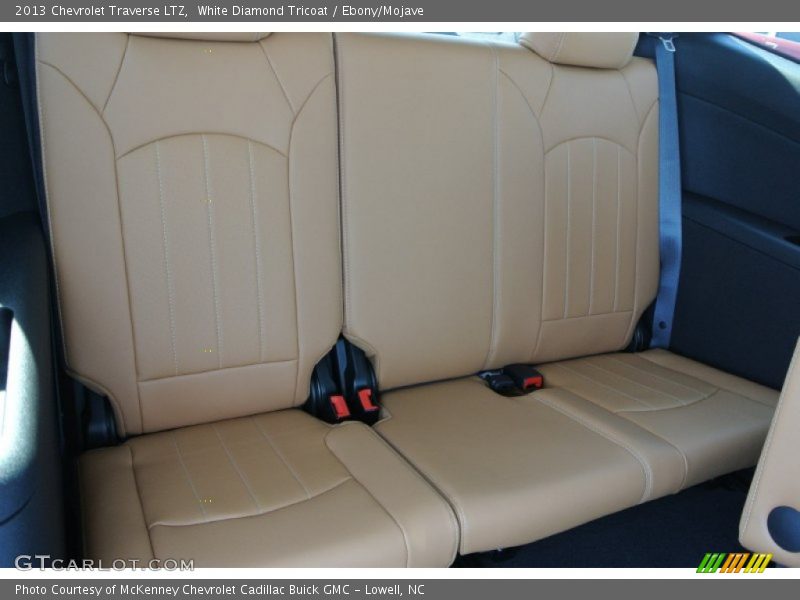 White Diamond Tricoat / Ebony/Mojave 2013 Chevrolet Traverse LTZ