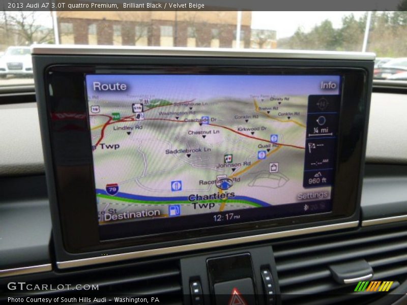 Navigation of 2013 A7 3.0T quattro Premium