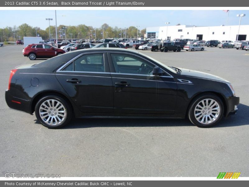 Black Diamond Tricoat / Light Titanium/Ebony 2013 Cadillac CTS 3.6 Sedan