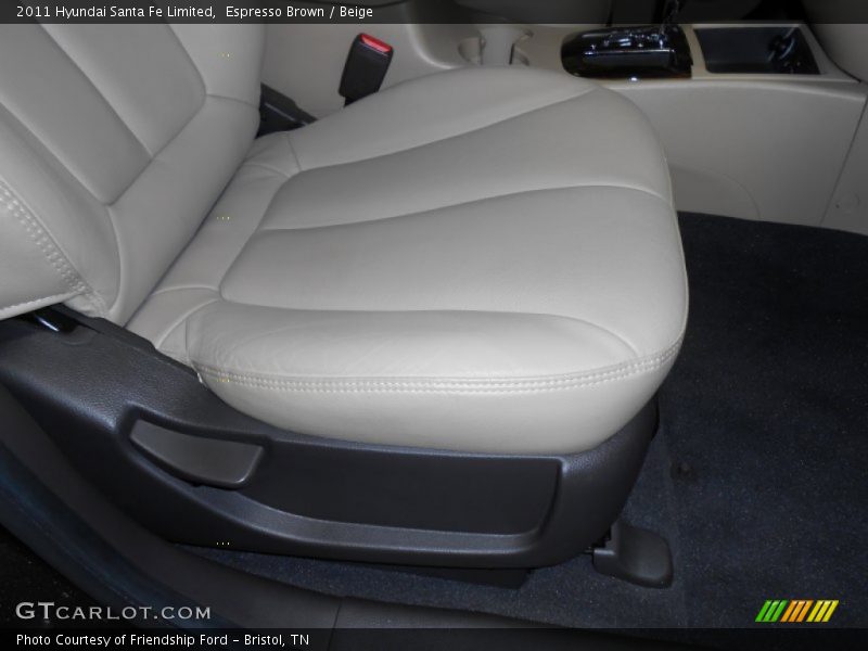Espresso Brown / Beige 2011 Hyundai Santa Fe Limited