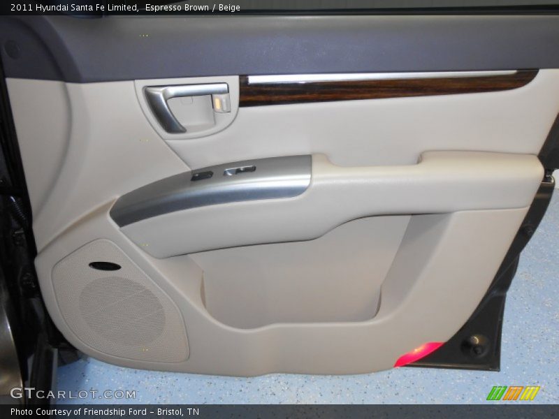 Espresso Brown / Beige 2011 Hyundai Santa Fe Limited