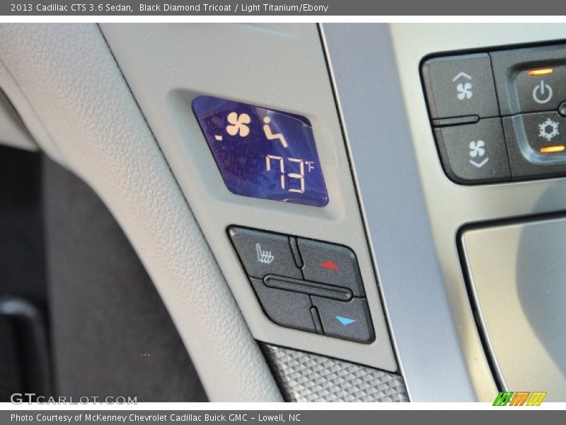 Black Diamond Tricoat / Light Titanium/Ebony 2013 Cadillac CTS 3.6 Sedan